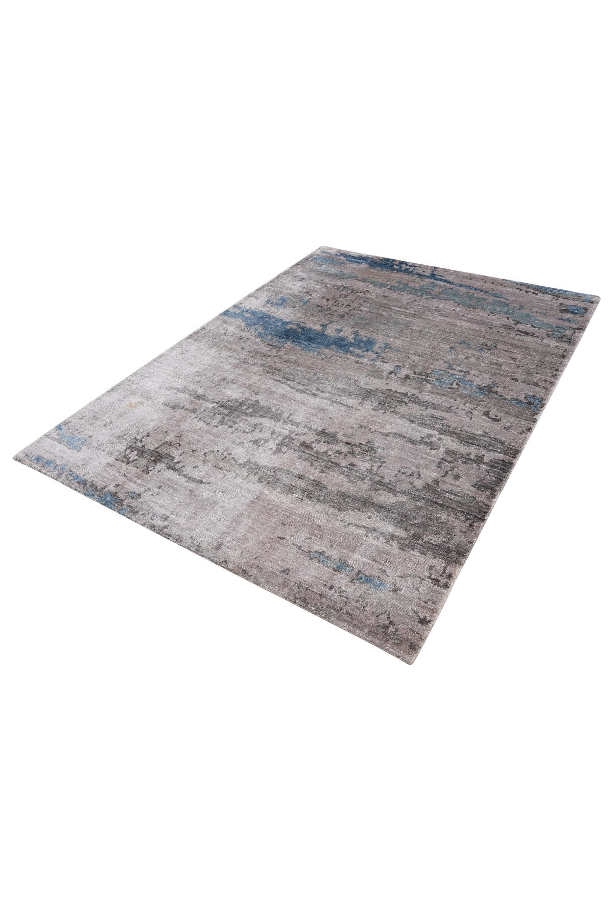 Nepal 3546 Renkli Modern El Dokuma Kışlık Bambu Halı