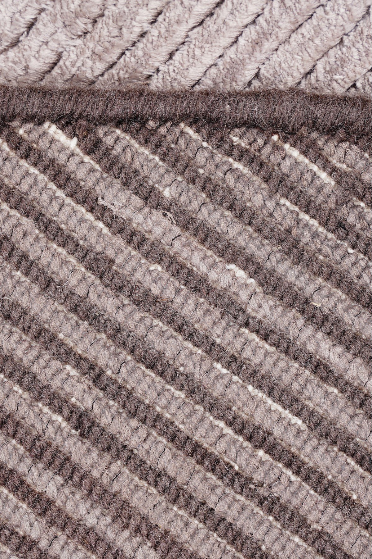 Nepal 3513 Vizon Modern El Dokuma Kışlık Bambu Halı