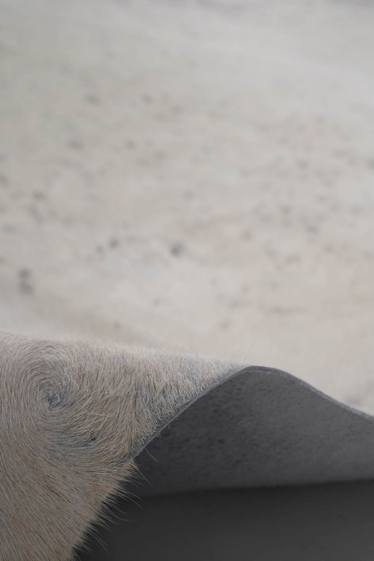 Buffalo Tgr Orjınal Krem Naturel Deri Halı