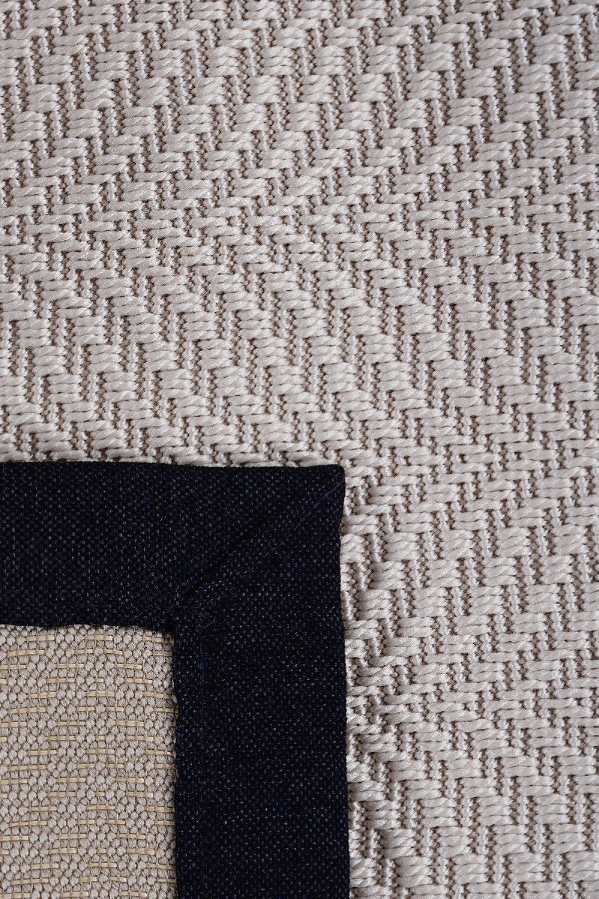 Sisal 4605 Krem Bordürlü Jüt Halı