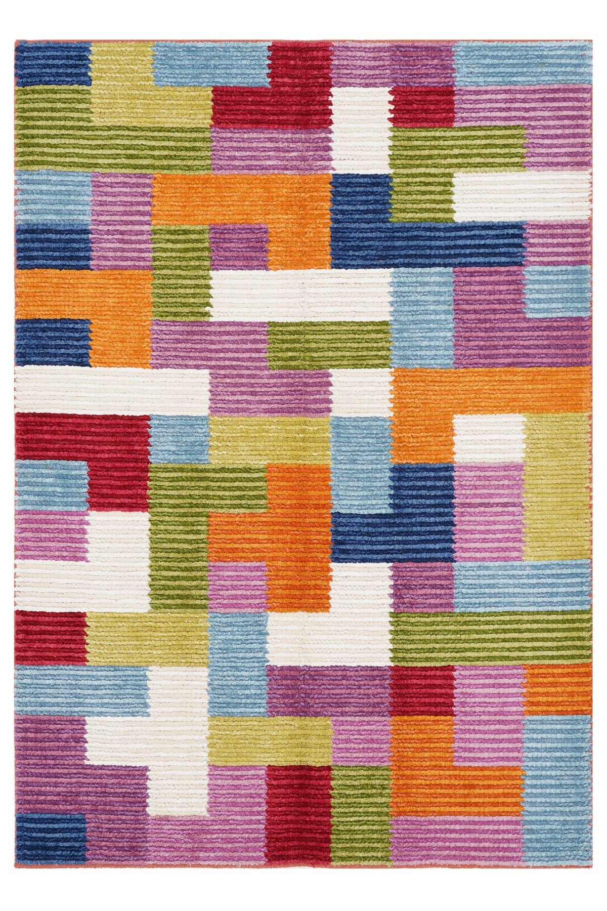 Nepal Kilim 3586 Renkli Modern El Dokuma Halı