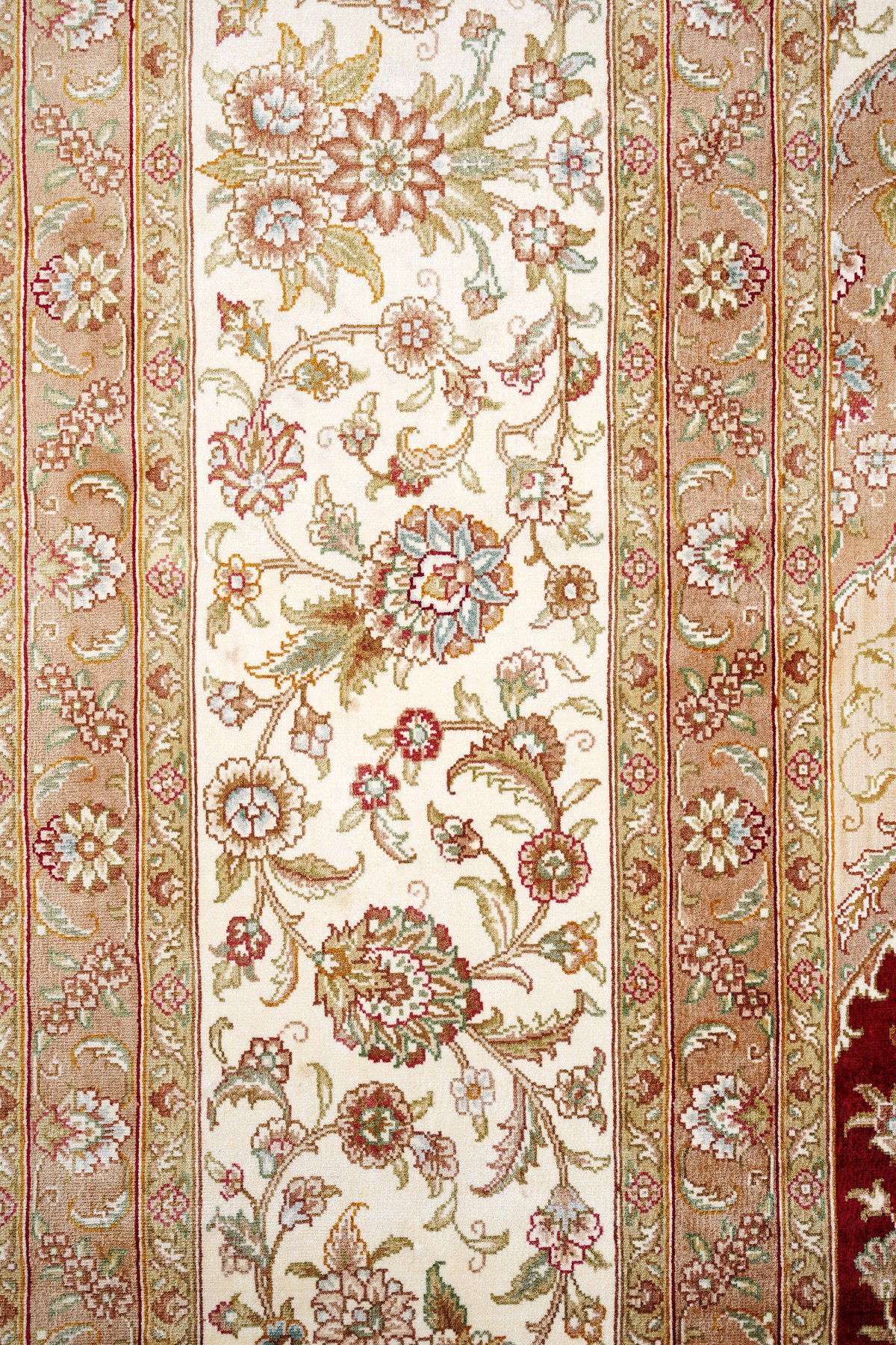 Art Silk 260 Line Kırmızı Klasik El Dokuma Halı
