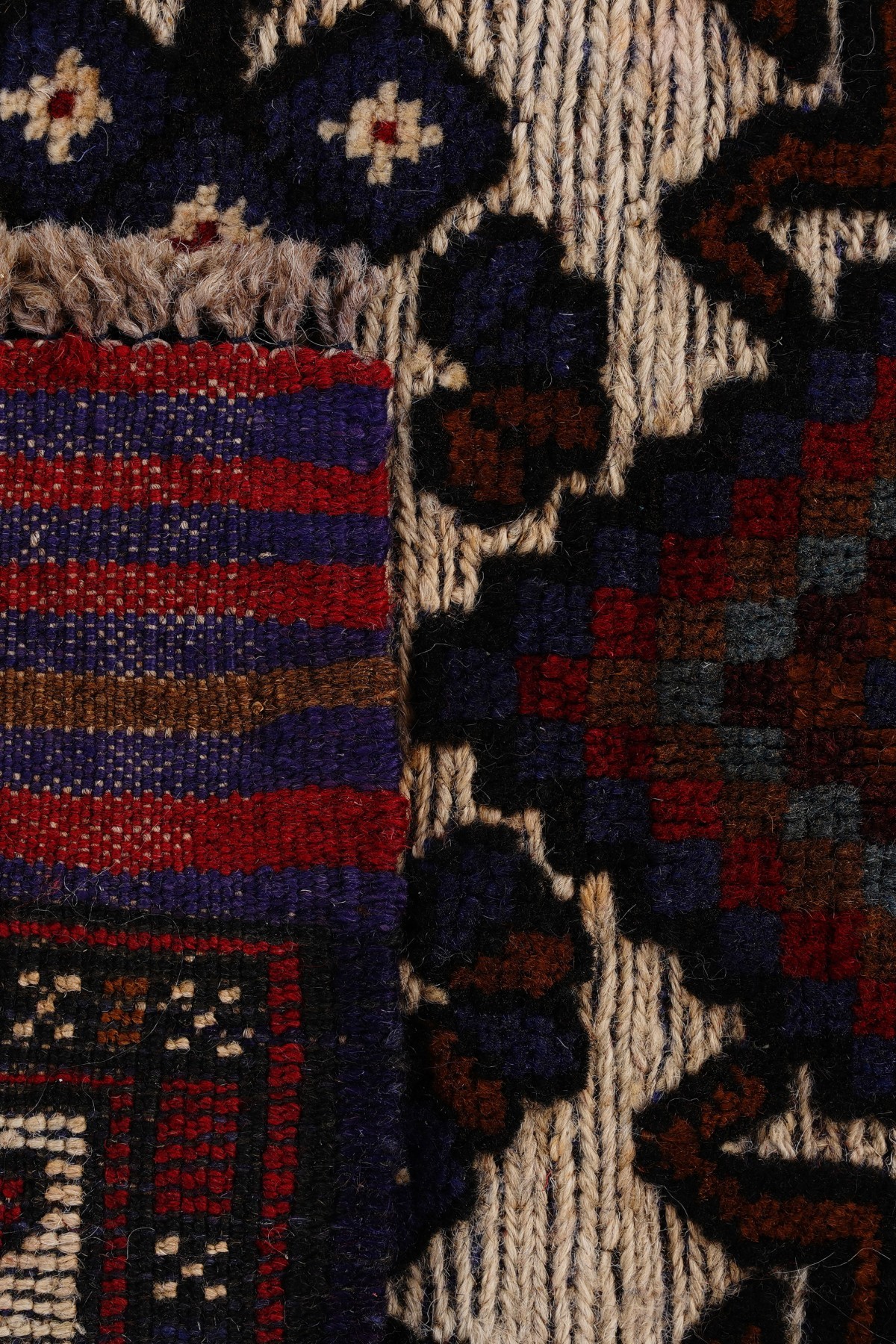 Afgan Berceste Kilim Kırmızı Otantik El Dokuma Halı