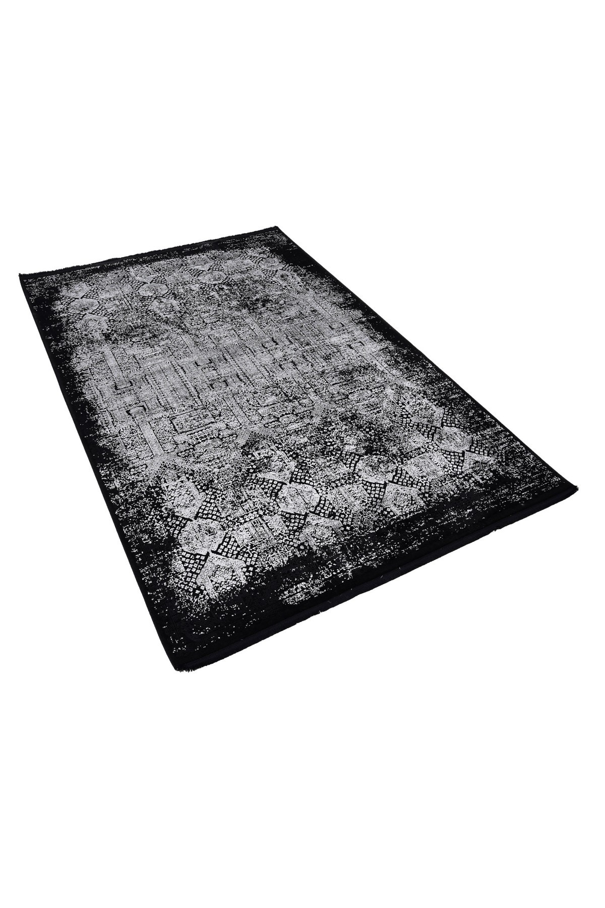 Black M240H Modern Makine Halısı