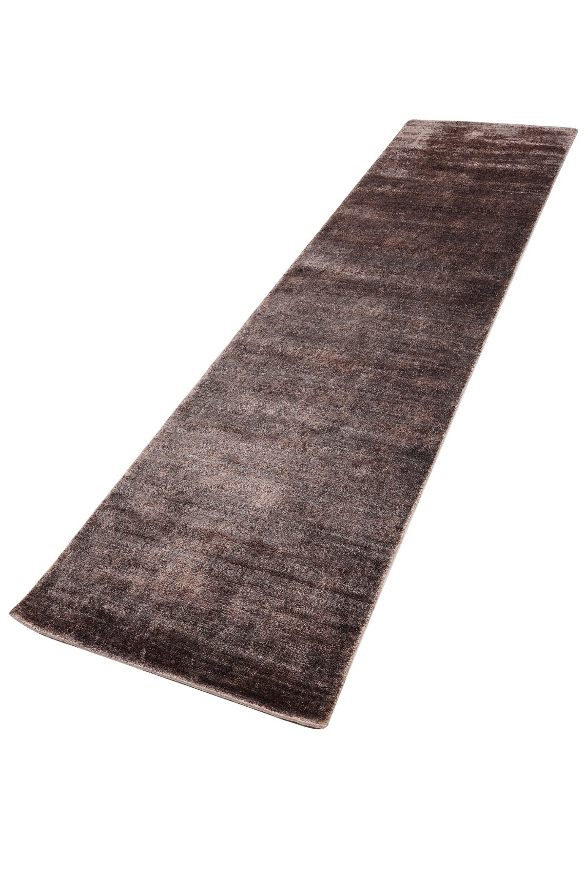 Nepal 3652 Kahverengi Modern El Dokuma Kışlık Bambu Halı