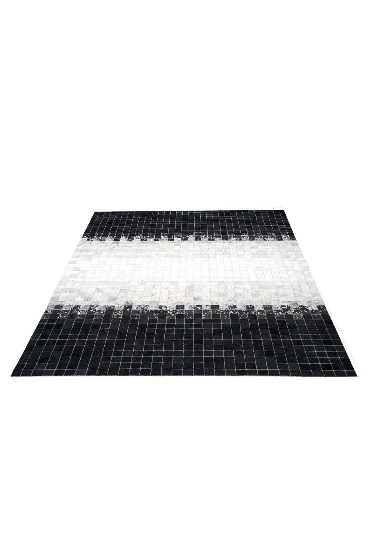 Tay Patchwork Naturel Deri Halı