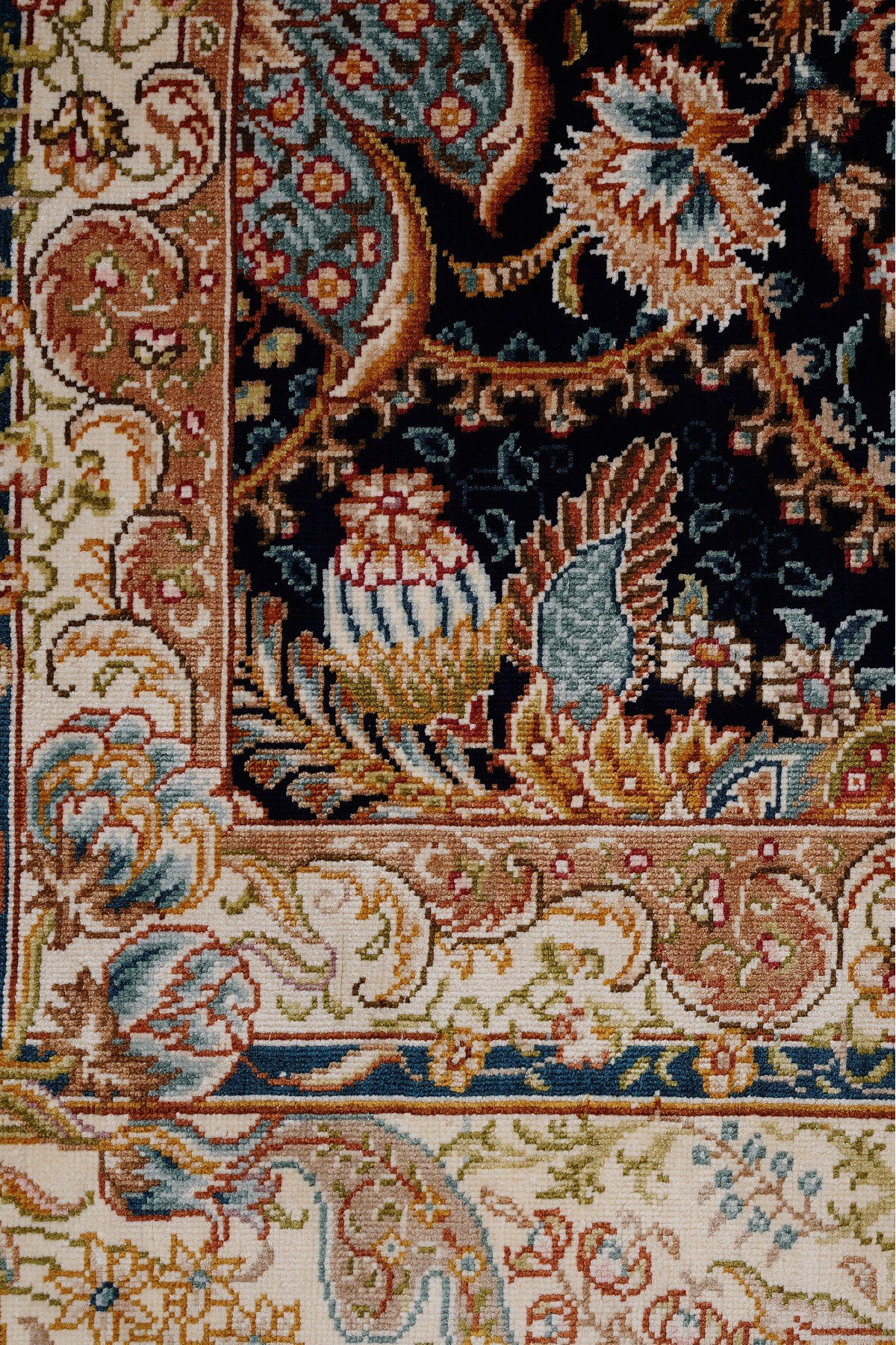 Art Silk 200 Line Renkli Klasik El Dokuma Halı