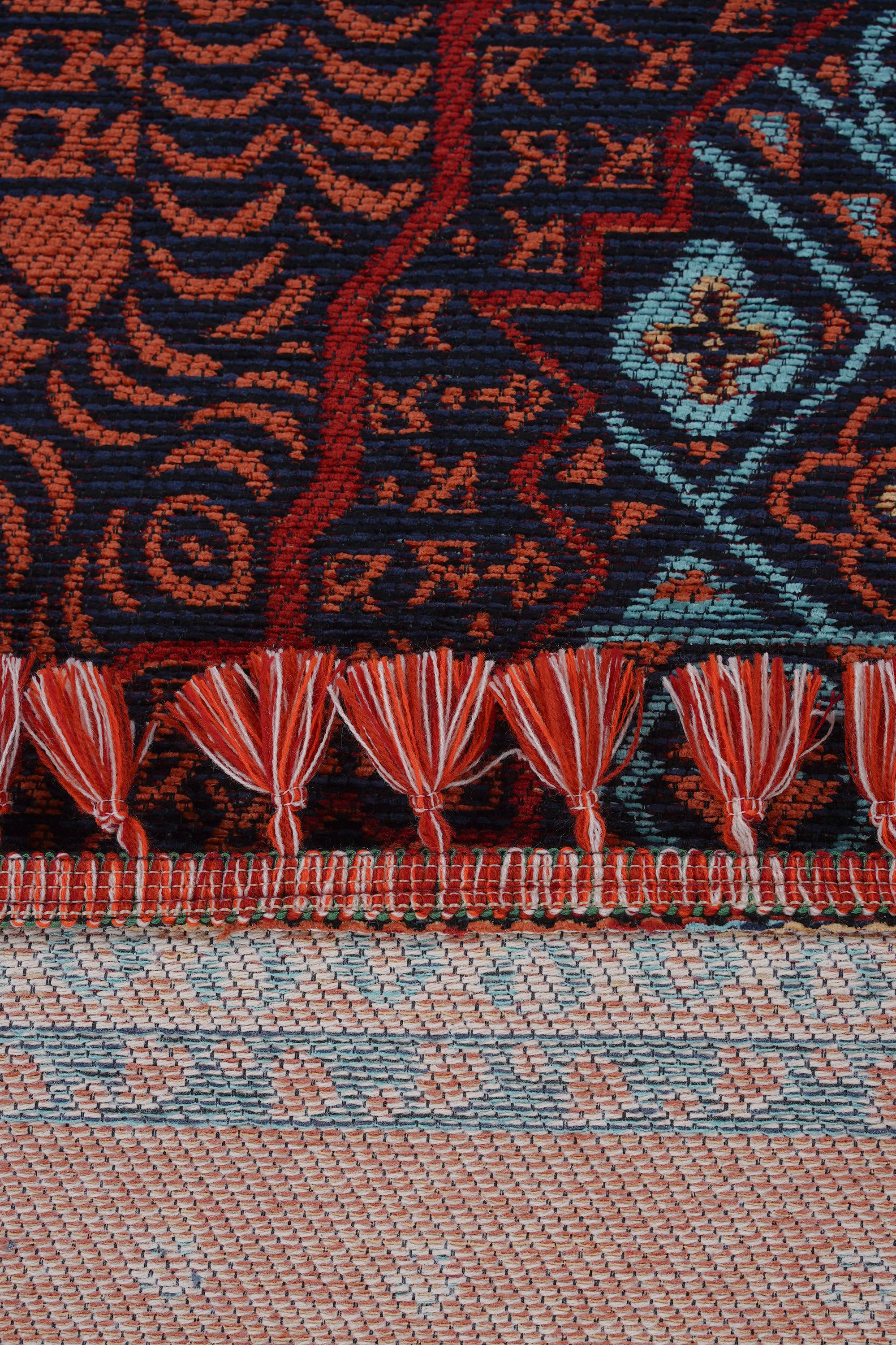 Mira Memlük V15 Turkuaz Klasik Kilim