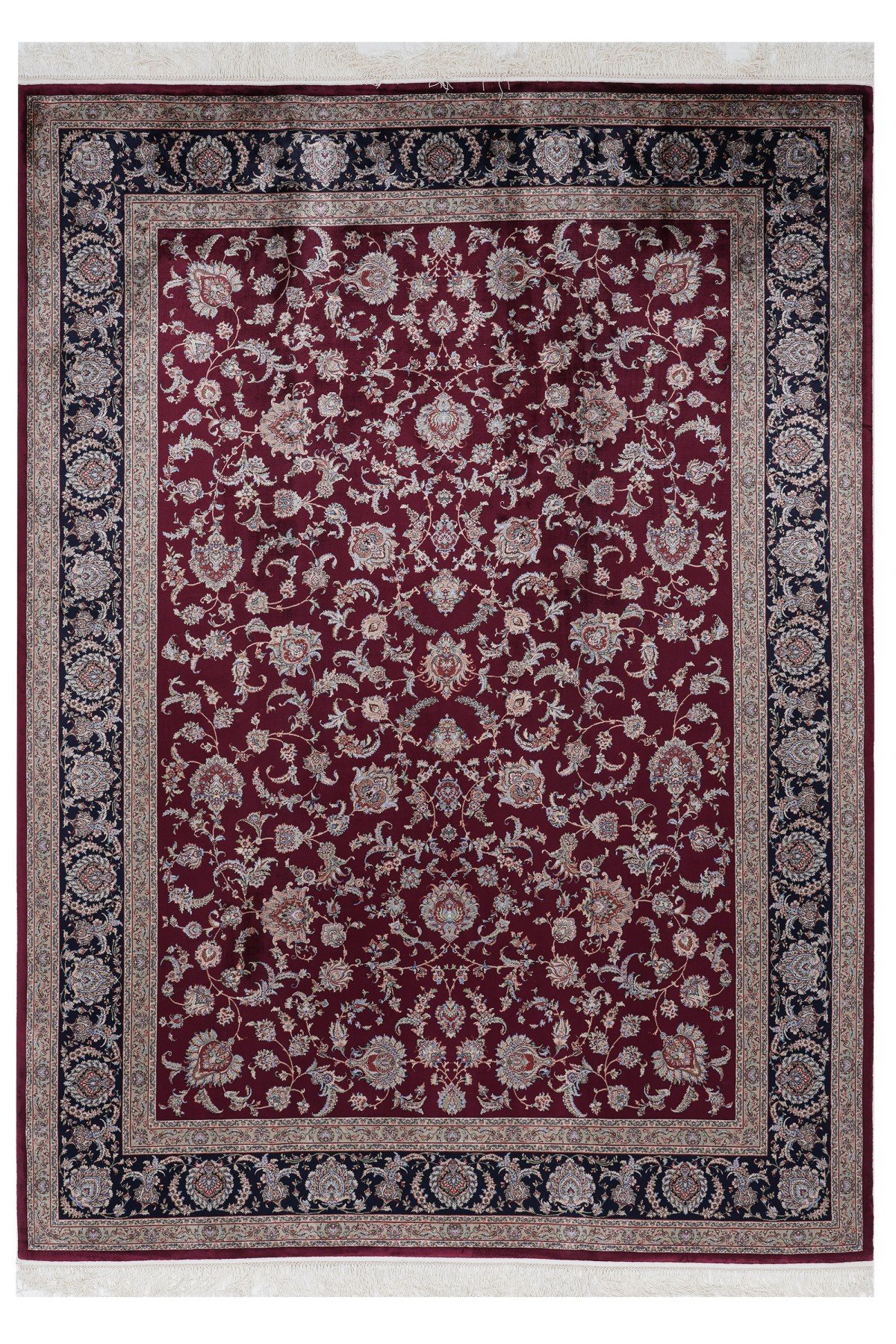 Anatolian Silk 32413 Klasik İpek Saçaklı Bambu Halı