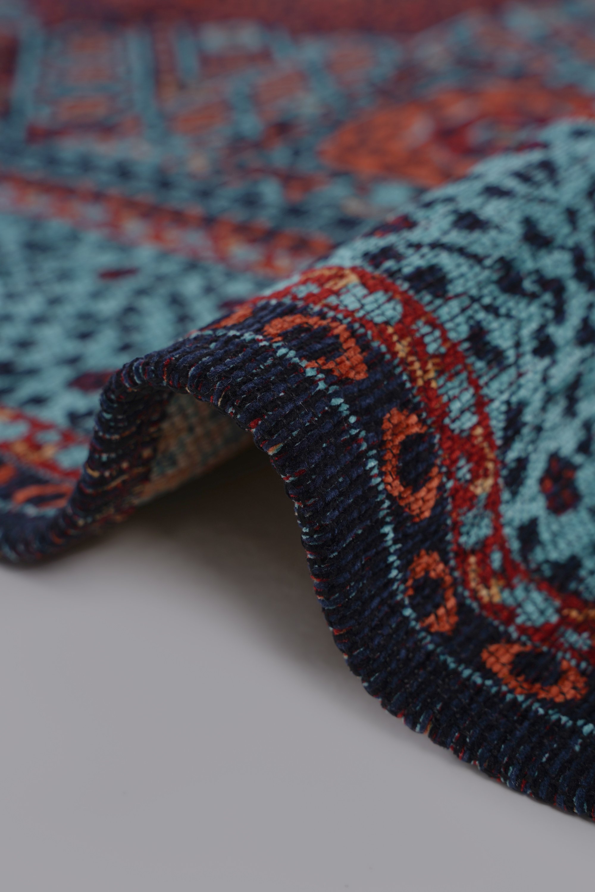 Mira Memlük V15 Turkuaz Klasik Kilim