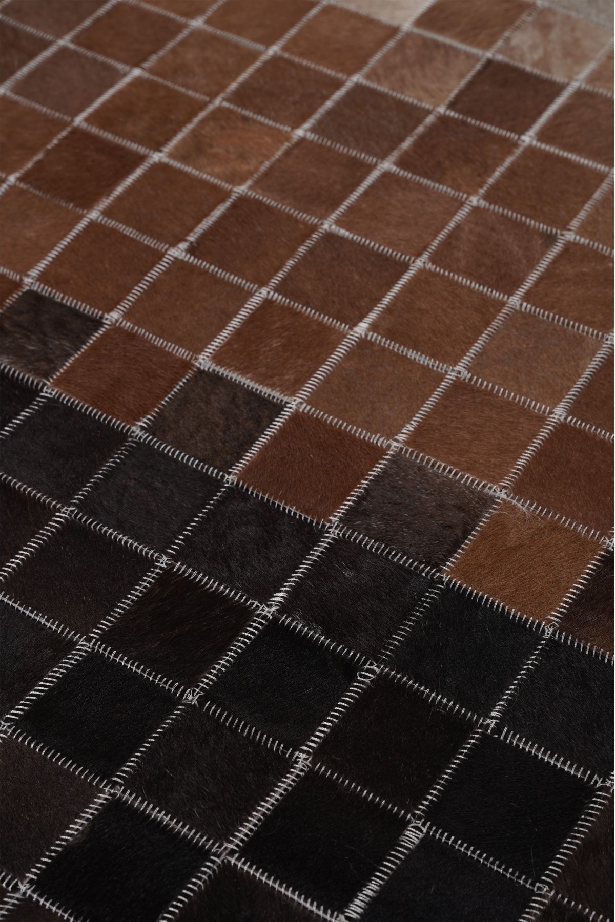 Tay Patchwork Naturel Deri Halı