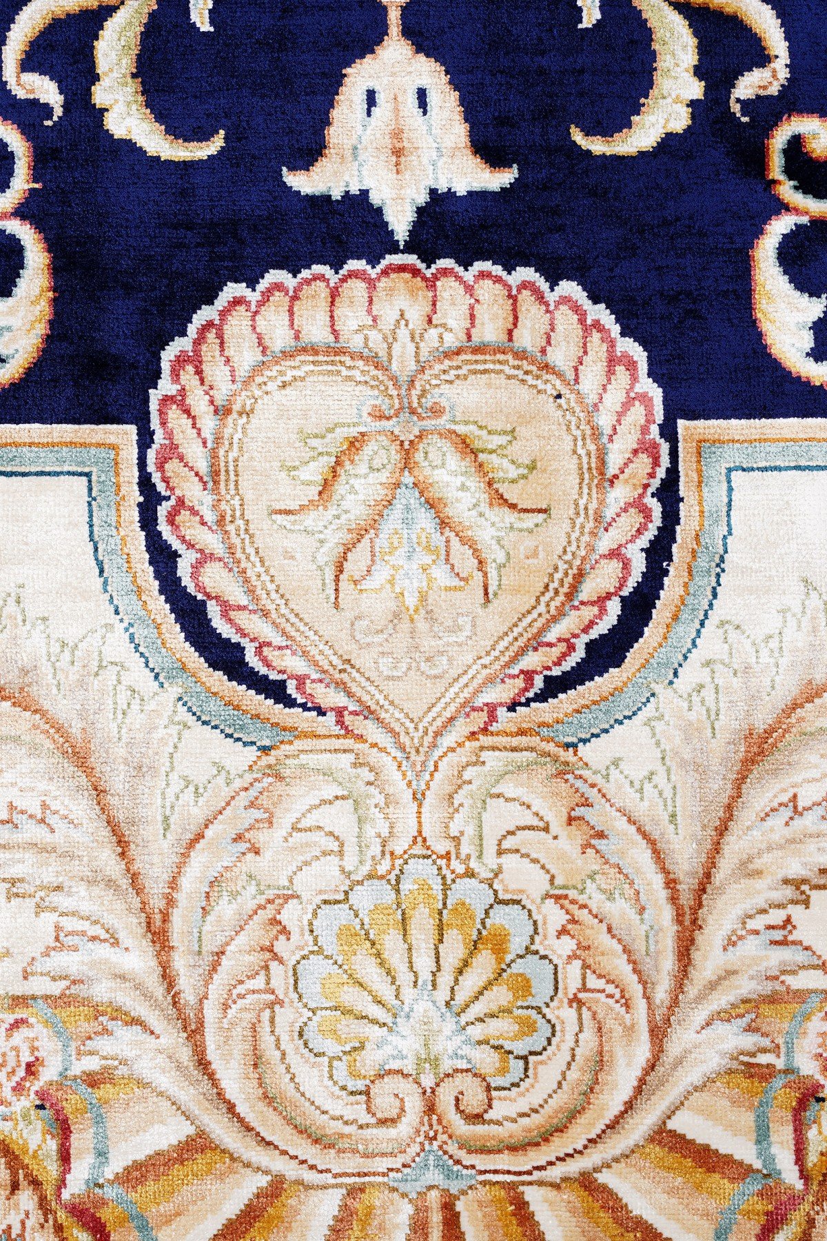 Art Silk 230 Line Mavi Klasik El Dokuma Halı