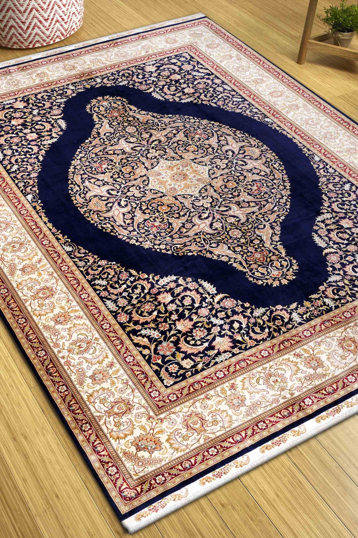 Art Silk 200 Line Renkli Klasik El Dokuma Halı