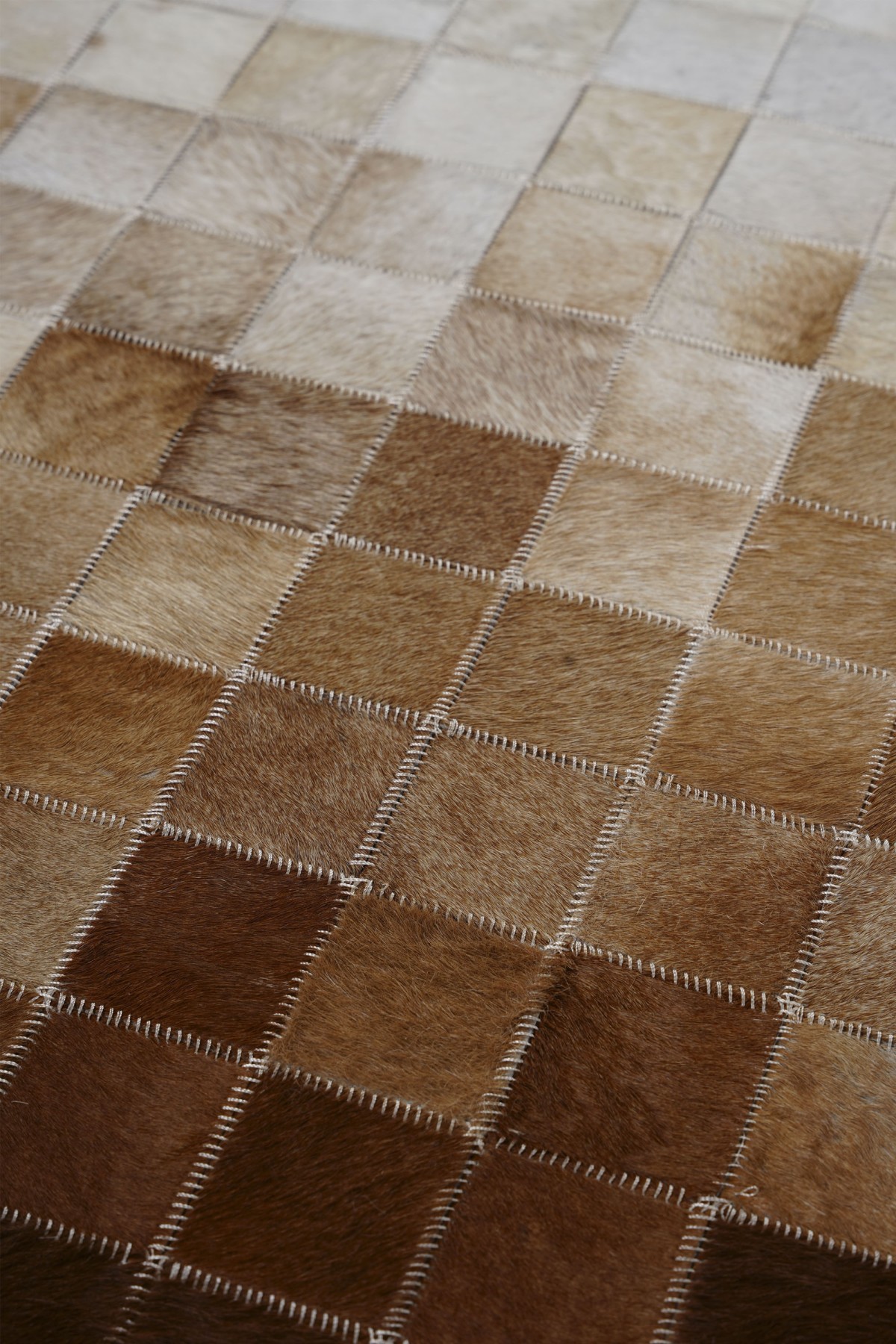 Tay Patchwork Naturel Deri Halı