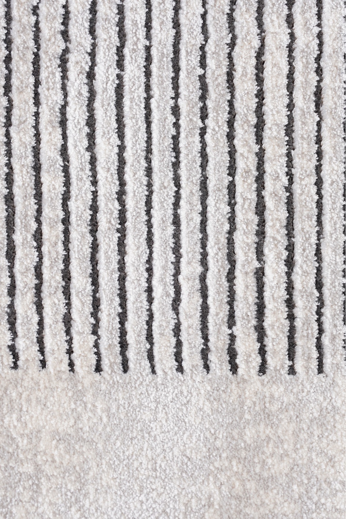 Riva 9205 Gri Çizgili Modern Bambu Halı