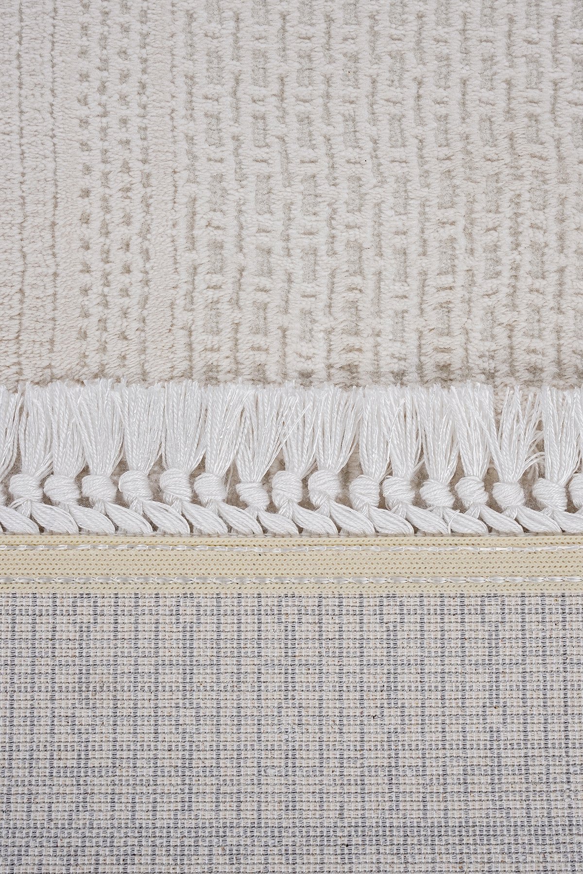 Soft 1120 Gri Geometrik Dokulu Modern Halı