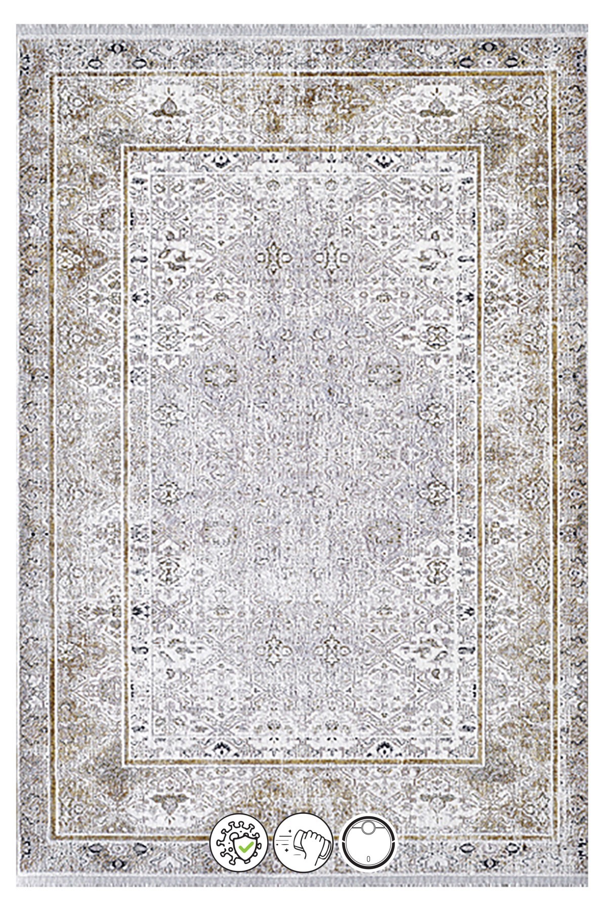 Pierre Cardin La Vita Qt08A Klasik Makine Halısı