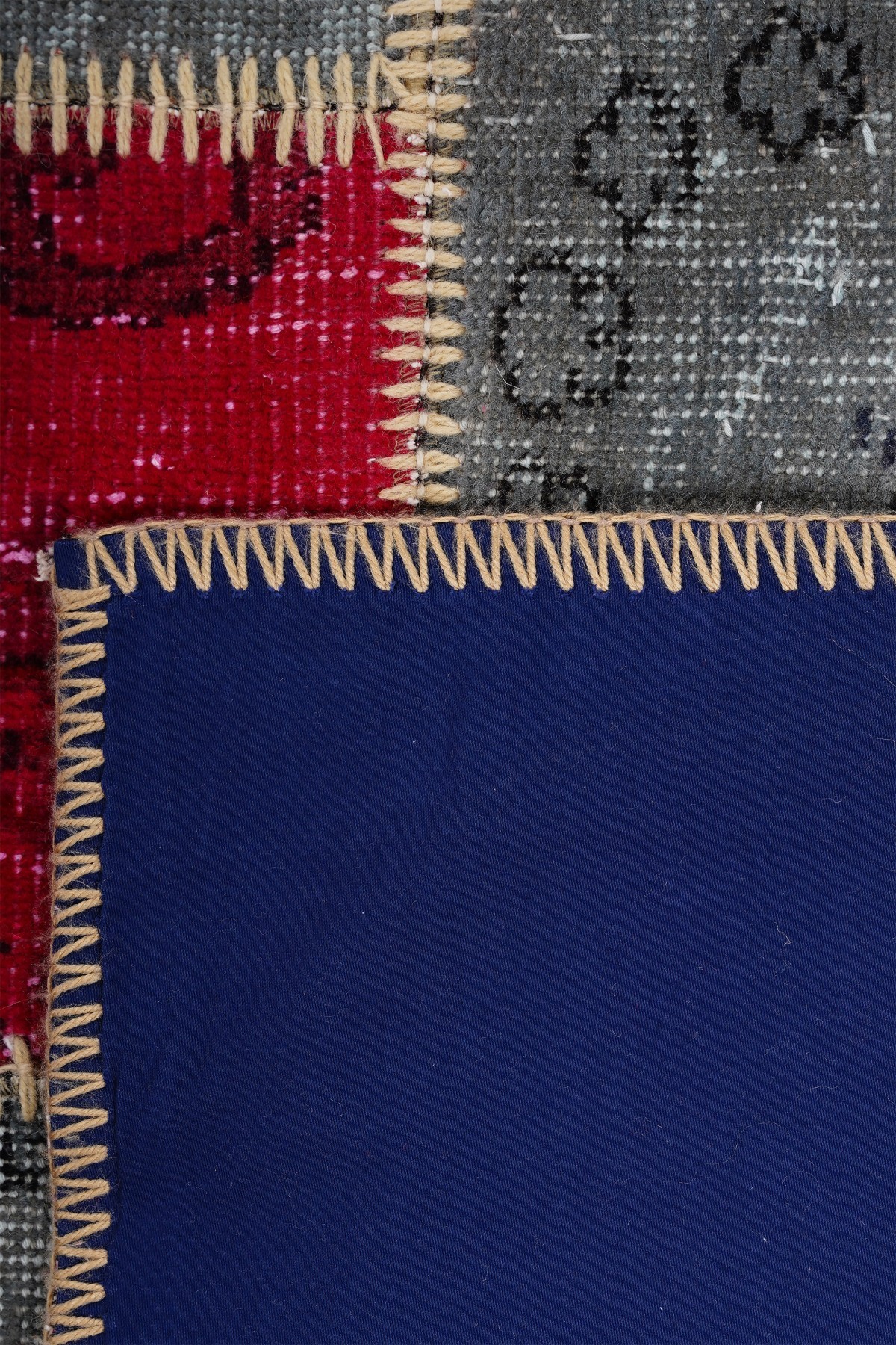 Patchwork Renkli Modern El Dokuma Halı