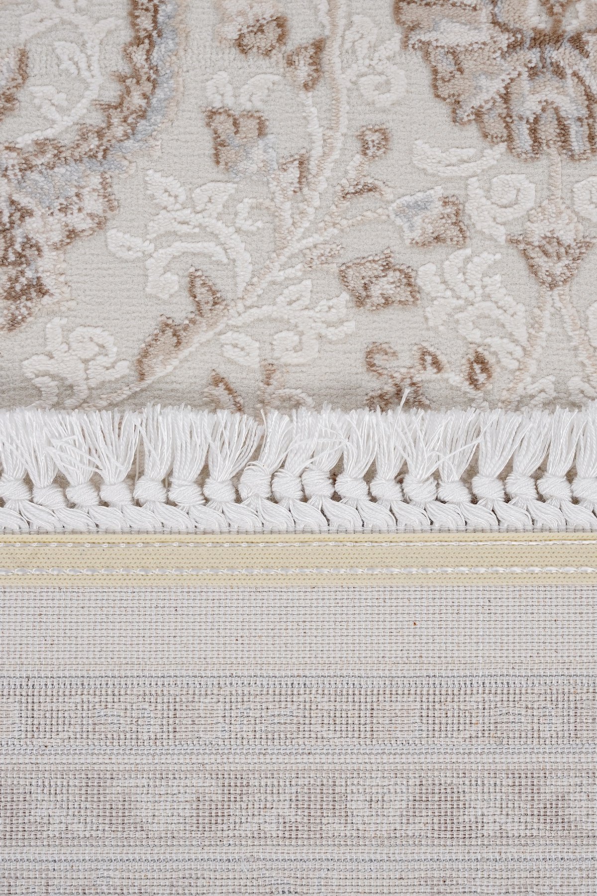 Soft 1122 Klasik Saray Deseni Krem Halı