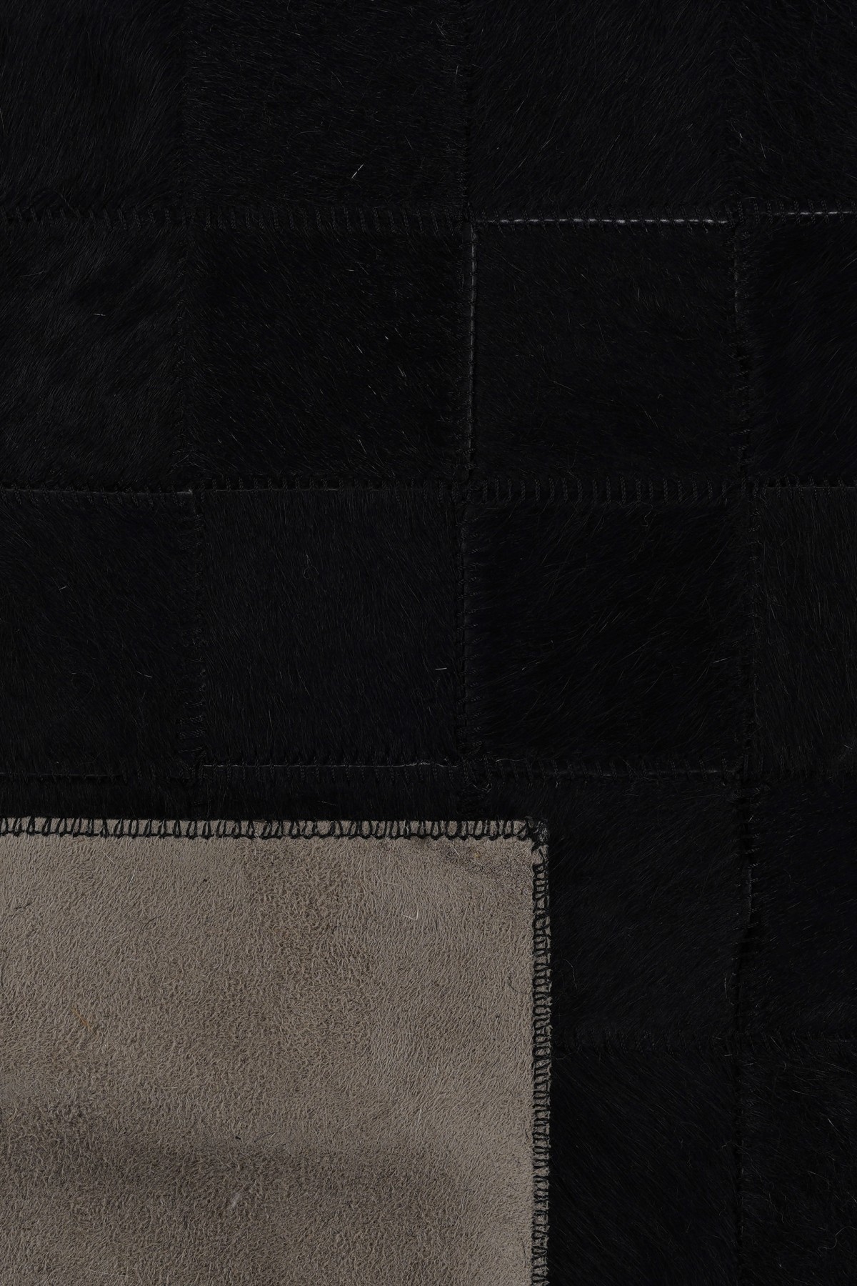 Tay Patchwork Naturel Deri Halı