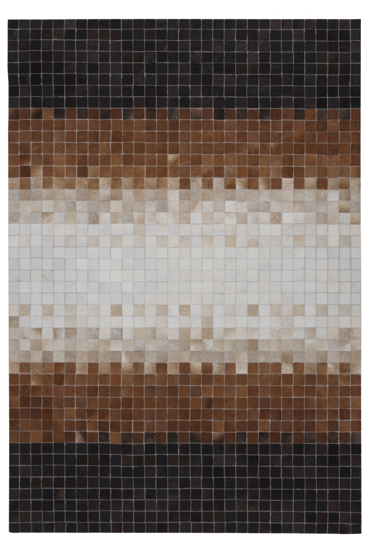 Tay Patchwork Naturel Deri Halı
