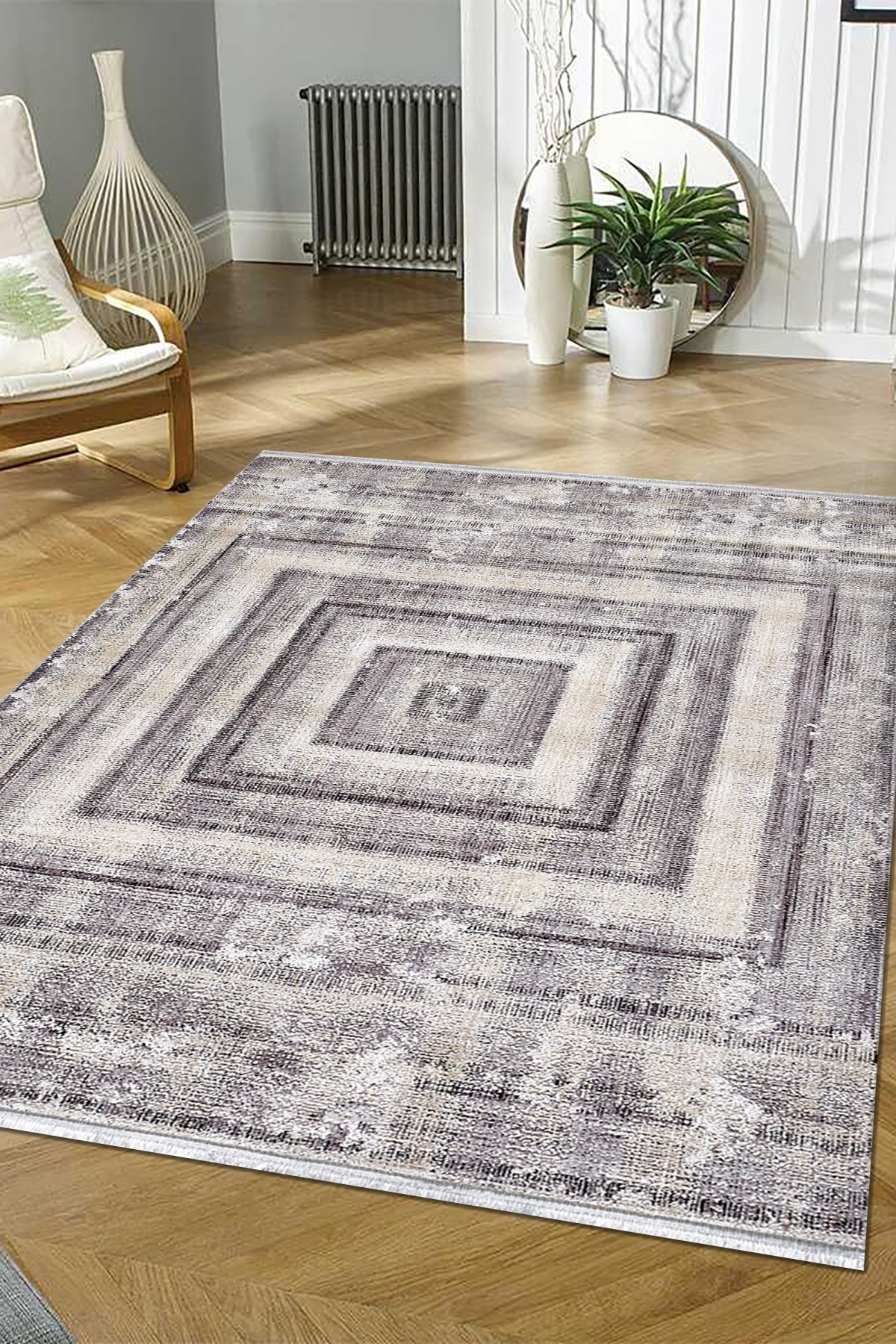 Royal Elite Qe08A Modern Makine Halısı