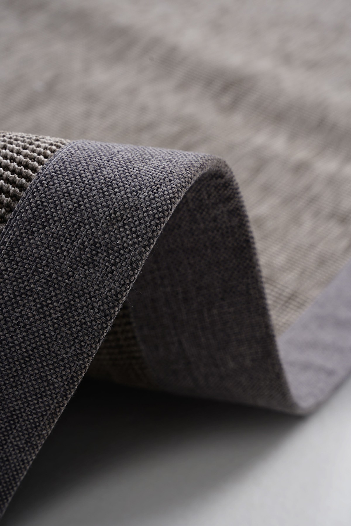 Sisal 4506 Gri Dokulu Bordürlü Jüt Halı
