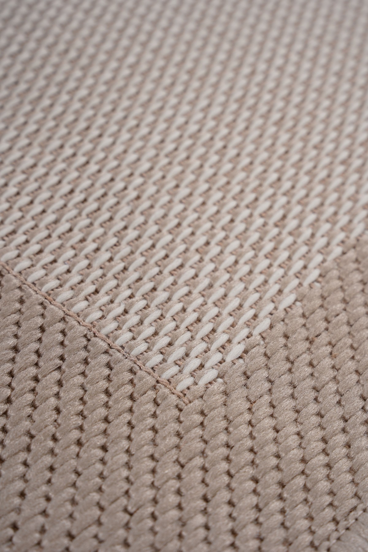 Sisal 9327 Bej Özel Ölçüye Uygun Bordürlü Jüt Halı