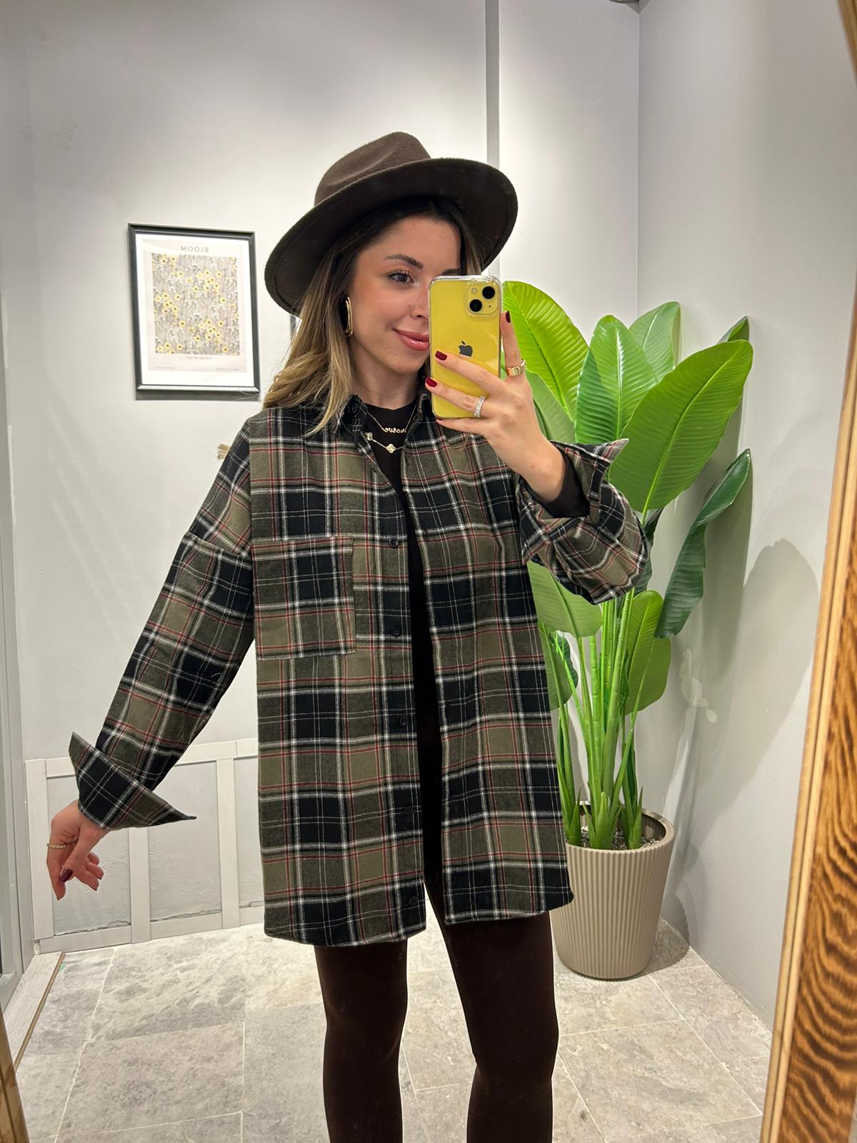 ODUNCU GÖMLEĞİ PAMUKLU - Haki