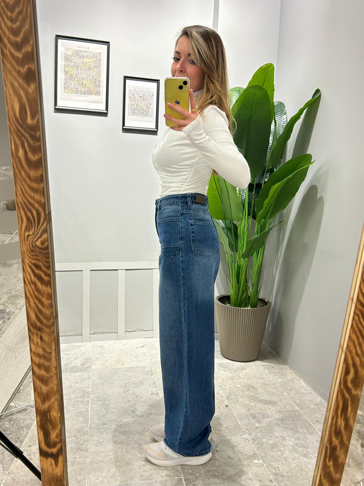 SÜPER YÜKSEK BEL BAGGY JEAN