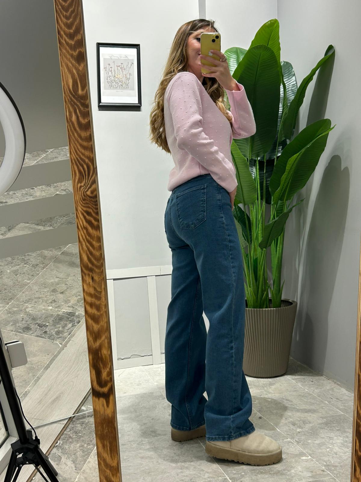 YÜKSEK BEL STRAIGHT JEAN