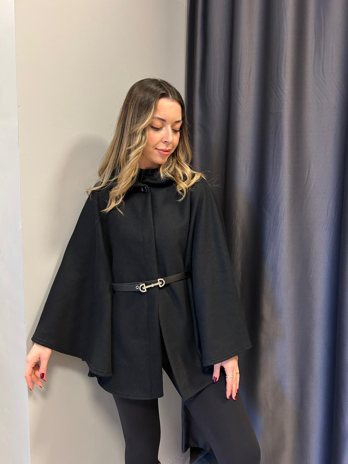 KEMERLİ KAŞE PANÇO image