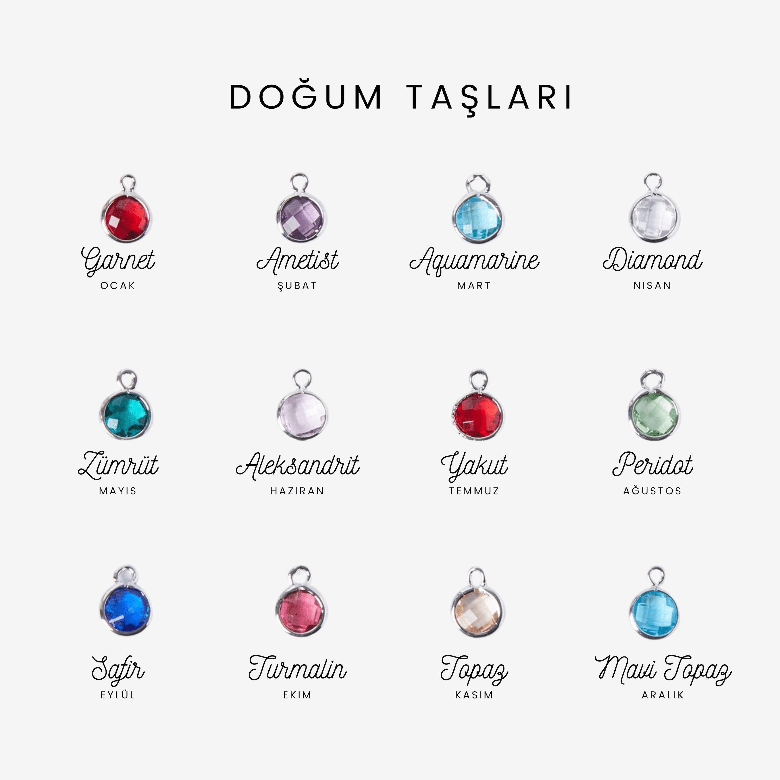 Kişiye Özel | Doğum Taşı | Harf