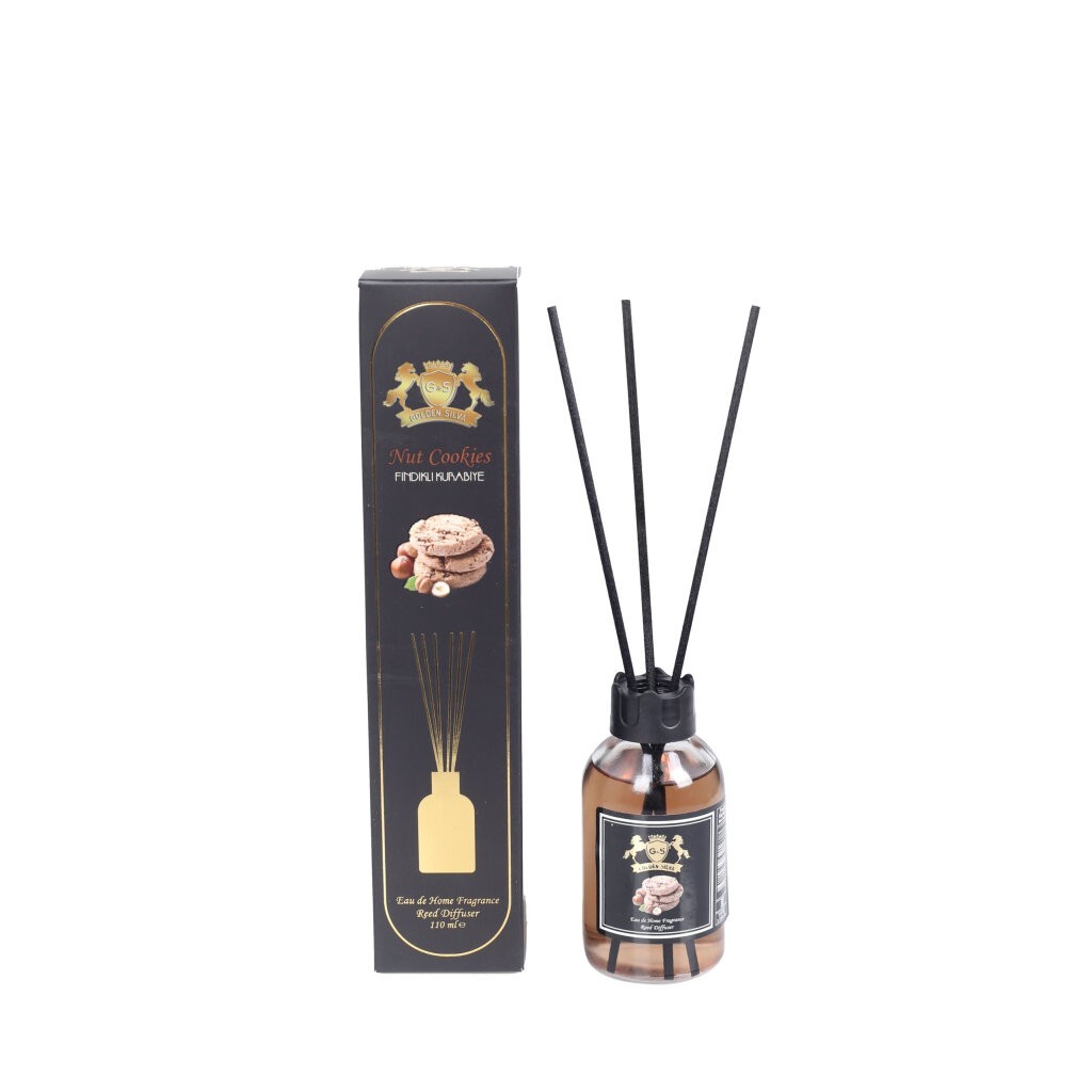 Oda Kokusu Bambu Çubuklu 110ml Fındık kurabiye