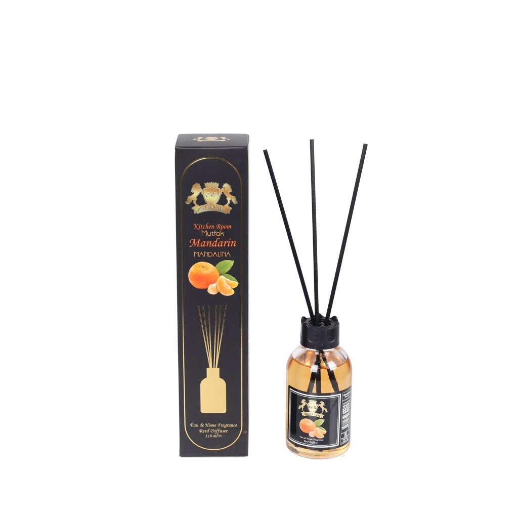 Oda Kokusu Bambu Çubuklu 110ml Mandalina