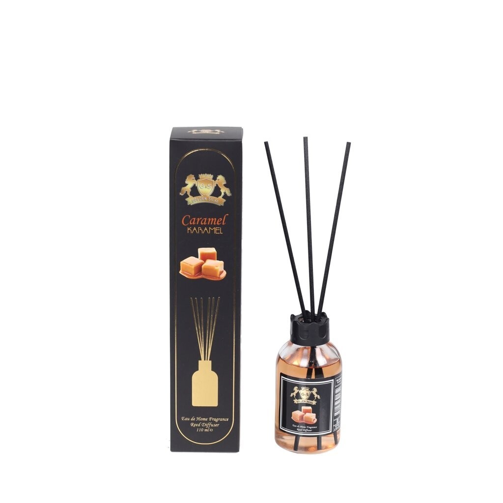 Oda Kokusu Bambu Çubuklu 110ml Karamel