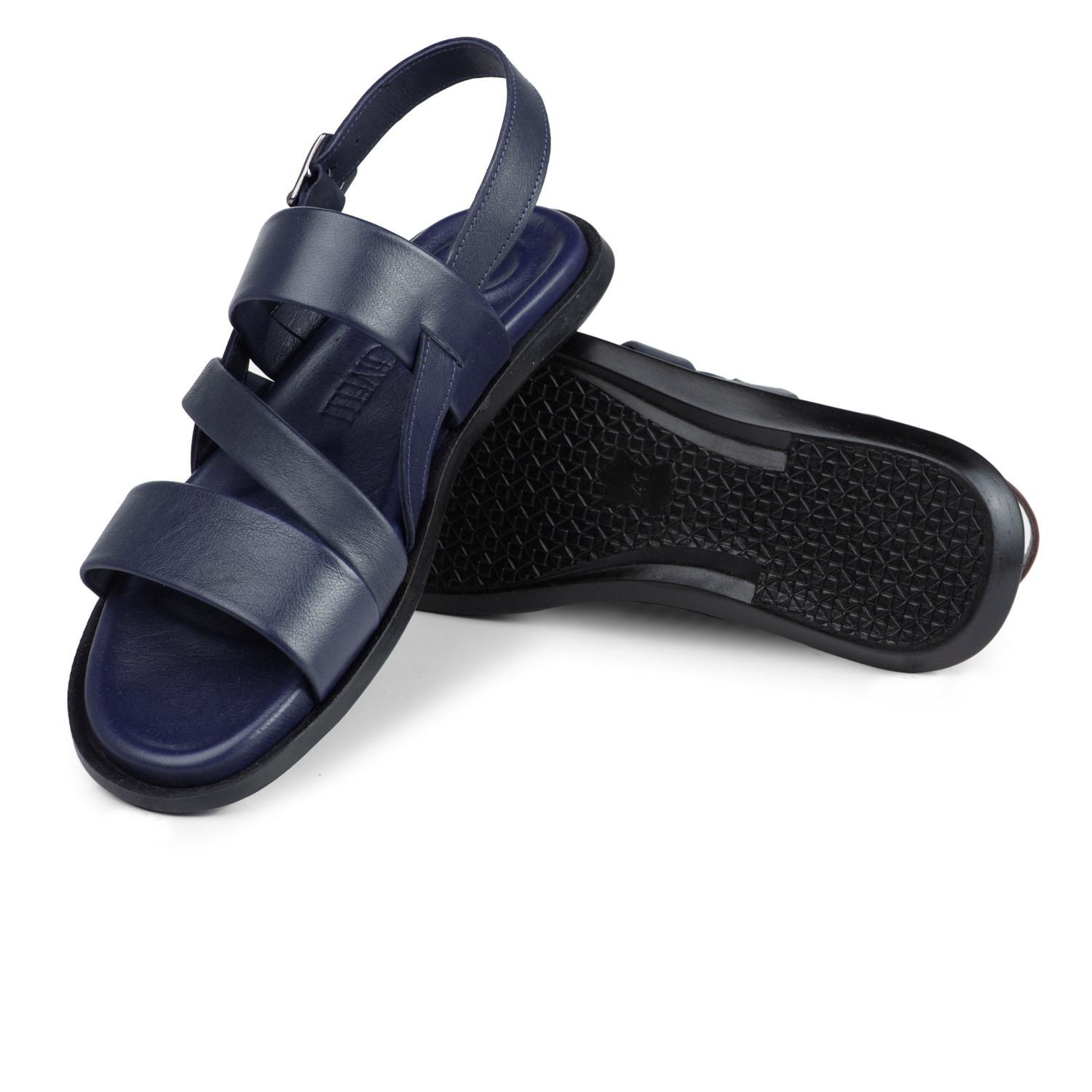 Ducavelli Roma Genuine Leather Men's Sandals, Genuine Leather Sandals, Orthopedic Sole Sandals, Light Leather