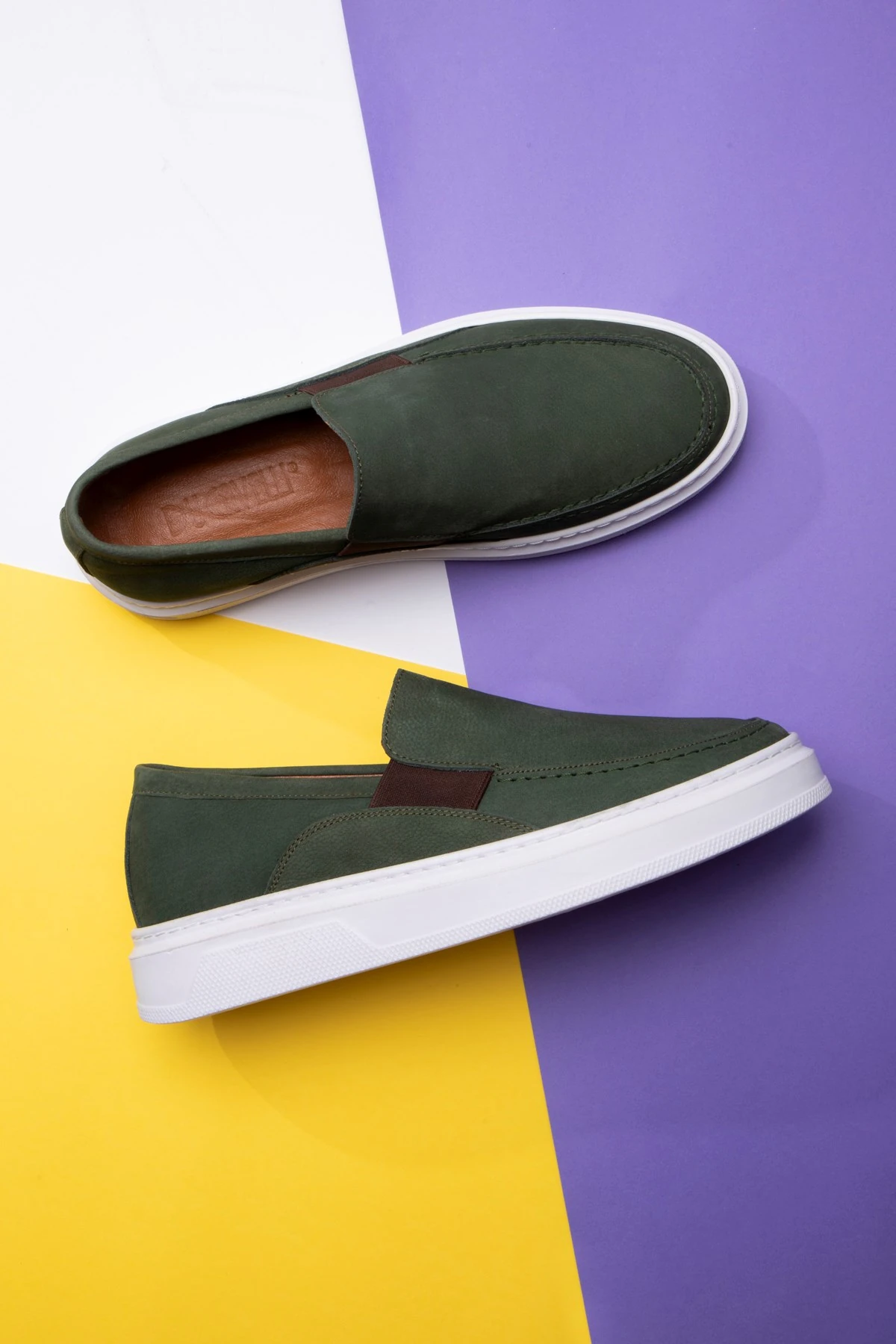 Ducavelli Menta Men's Genuine Leather Nubuck Sneaker, Loafer Sneaker, Genuine Leather Sneaker, Men's Snaker