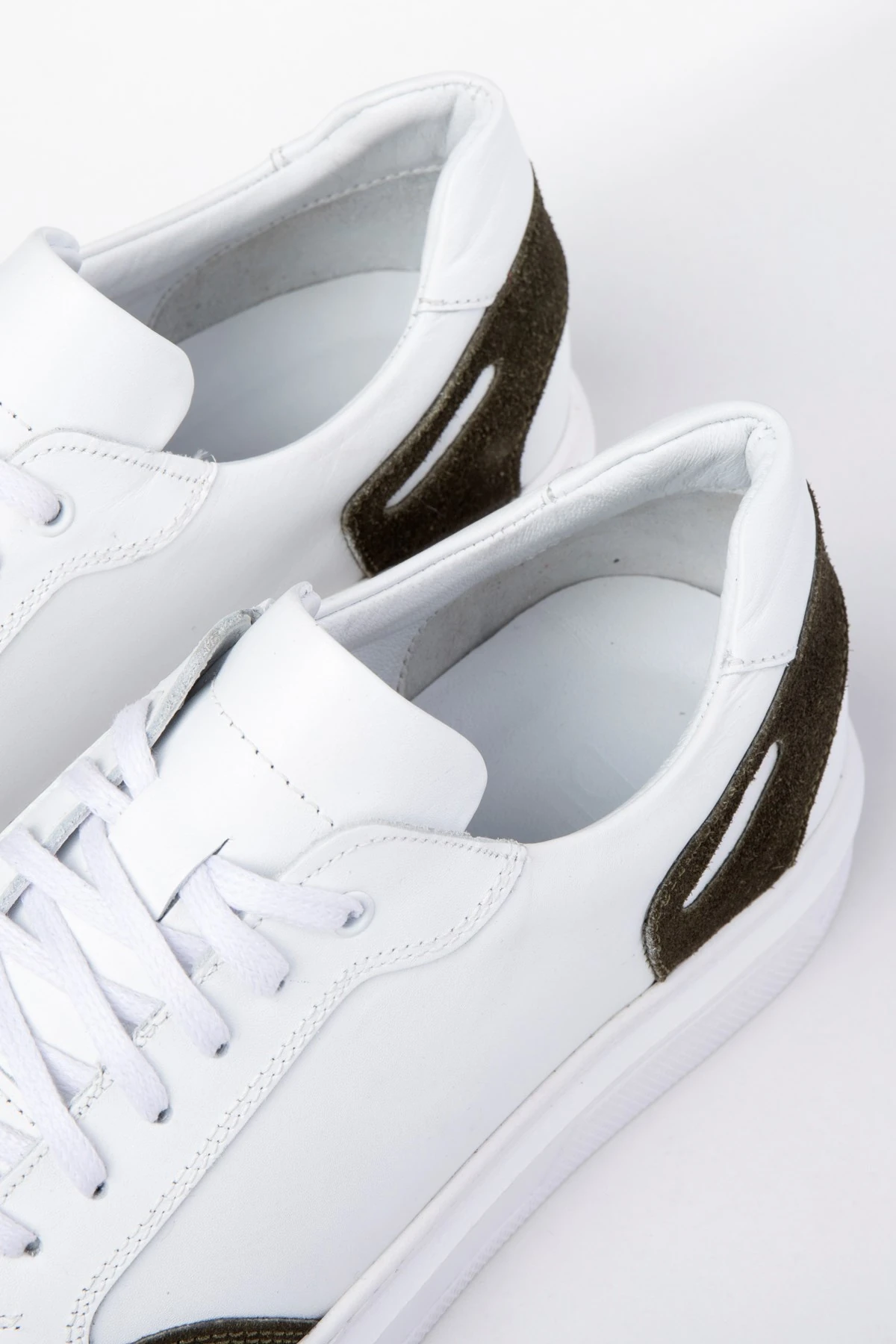 Ducavelli Tarona Men's Genuine Leather Sneakers, Lace-Up Sneakers, Genuine Leather Sneakers, Men's Sneakers