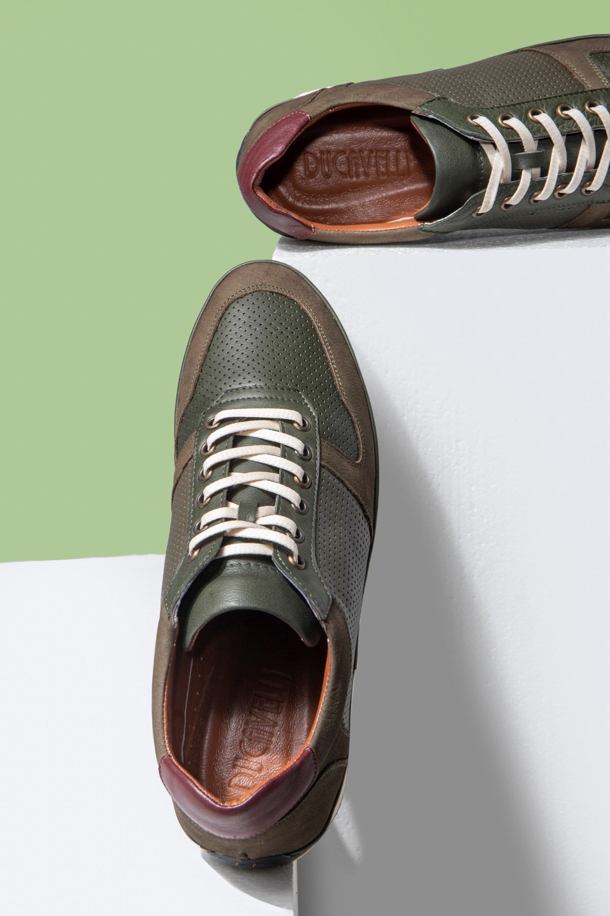 Ducavelli Soft Genuine Leather Men's Casual Shoes, Casual Shoes, 100% Leather Shoes, 4 Season Shoes