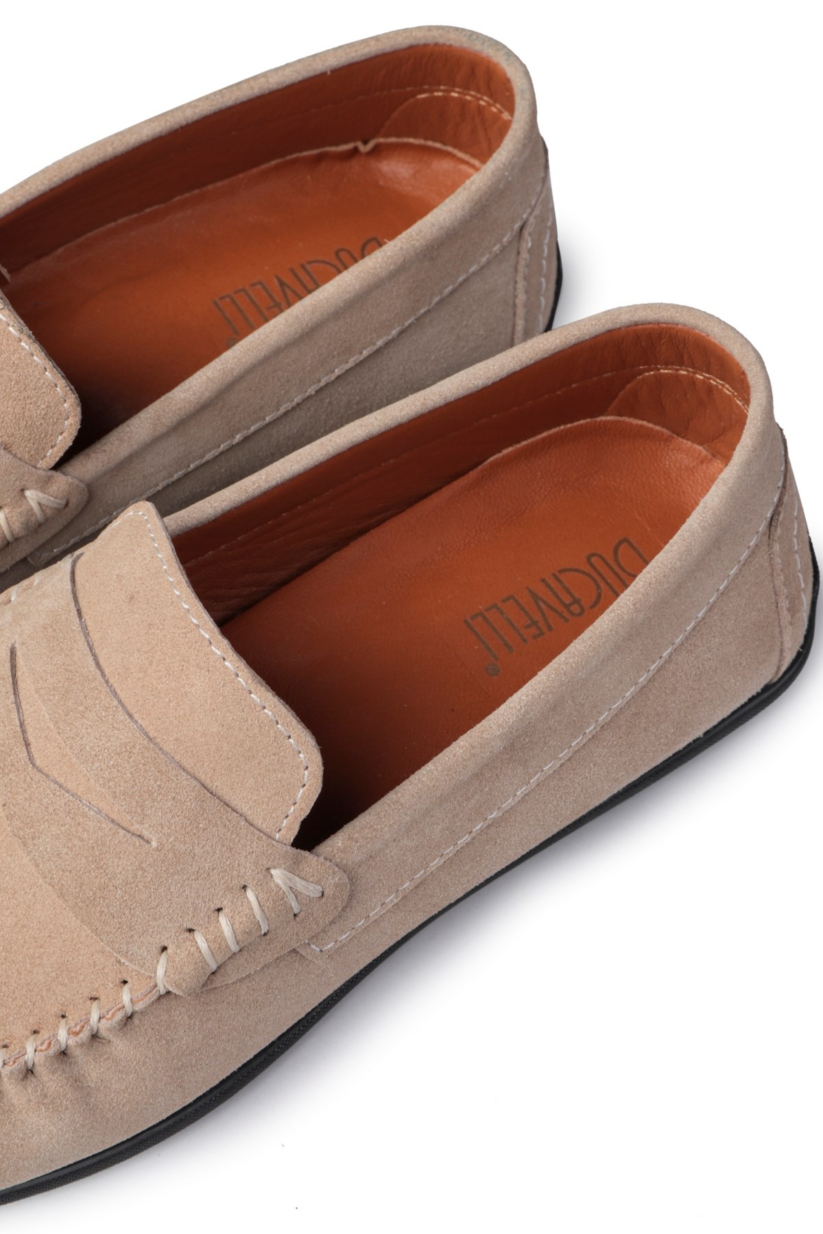 Naran Genuine Leather Men's Casual Shoes, Loafer Shoes, Light Shoes, Suede Shoes