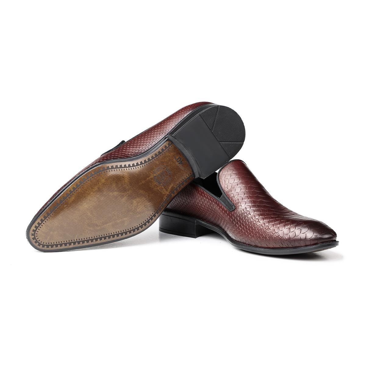 Ducavelli Alligator Hakiki Deri Erkek Klasik Ayakkabı, Loafer Klasik Ayakkabı, Makosen Ayakkabı