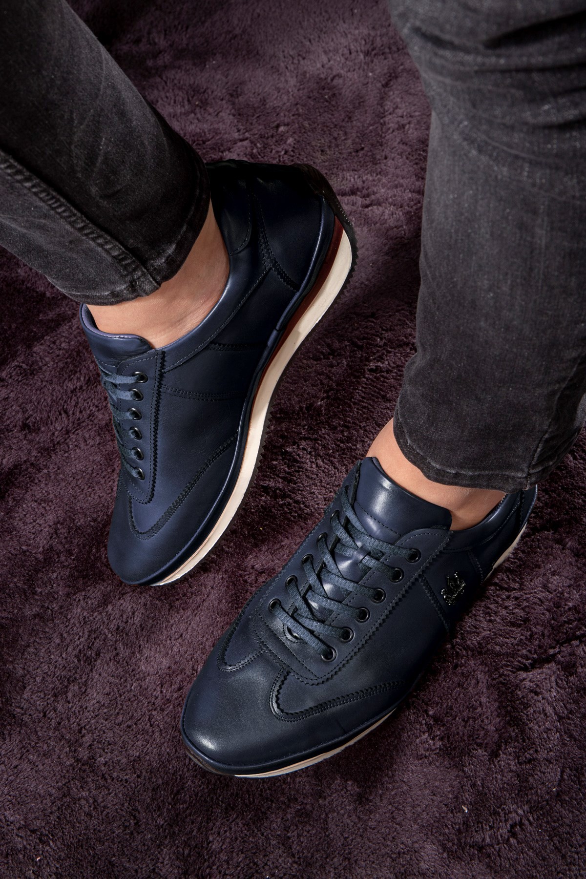 Ducavelli Royale Genuine Leather Men's Daily Shoes, Casual Shoes, 100% Leather Shoes, 4 Season Shoes