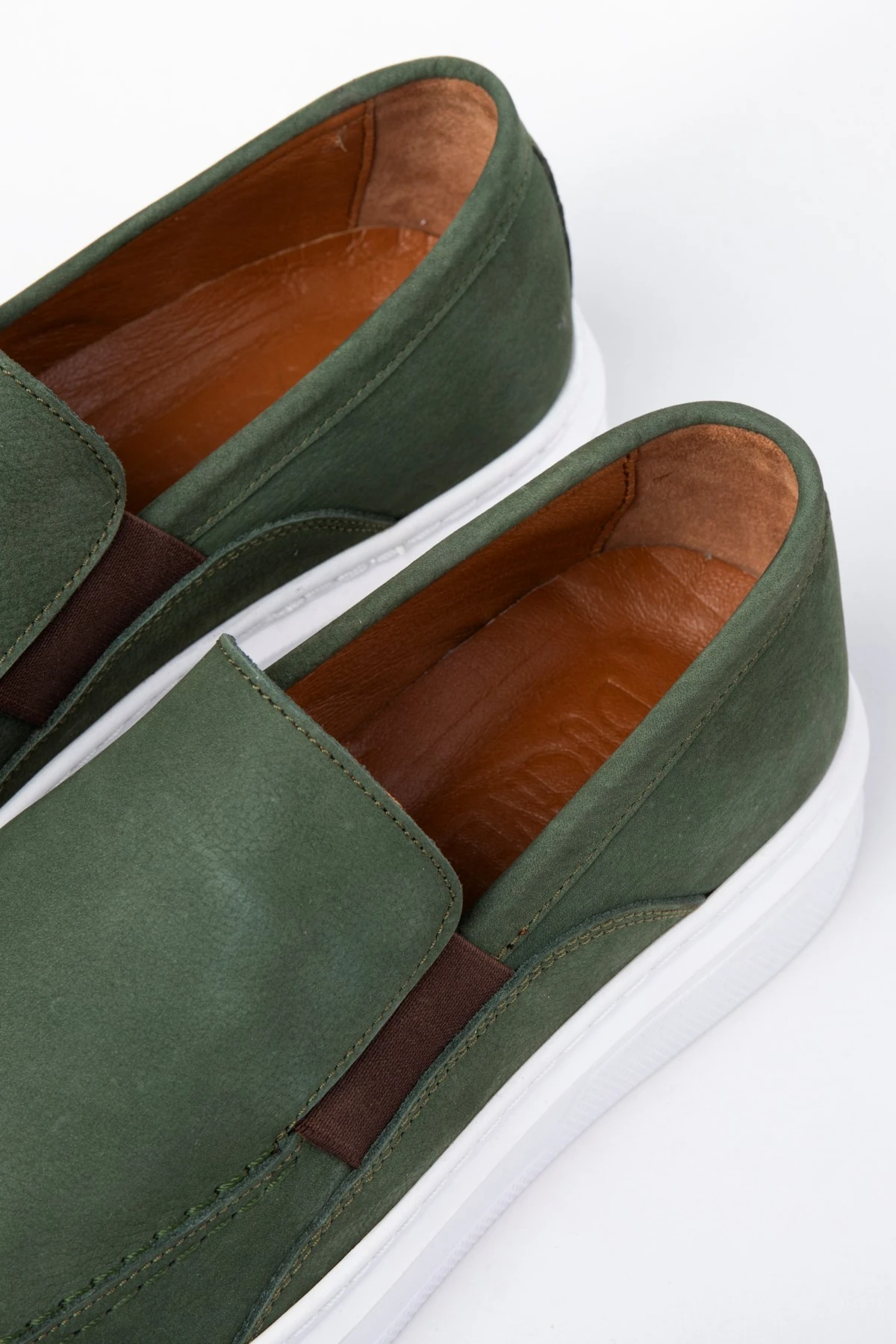 Ducavelli Menta Men's Genuine Leather Nubuck Sneaker, Loafer Sneaker, Genuine Leather Sneaker, Men's Snaker