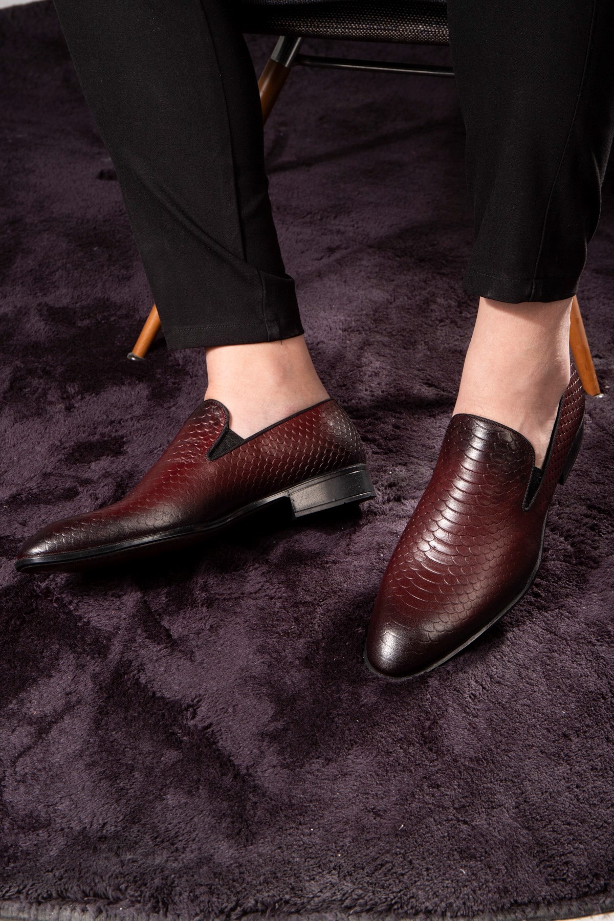Ducavelli Alligator Hakiki Deri Erkek Klasik Ayakkabı, Loafer Klasik Ayakkabı, Makosen Ayakkabı