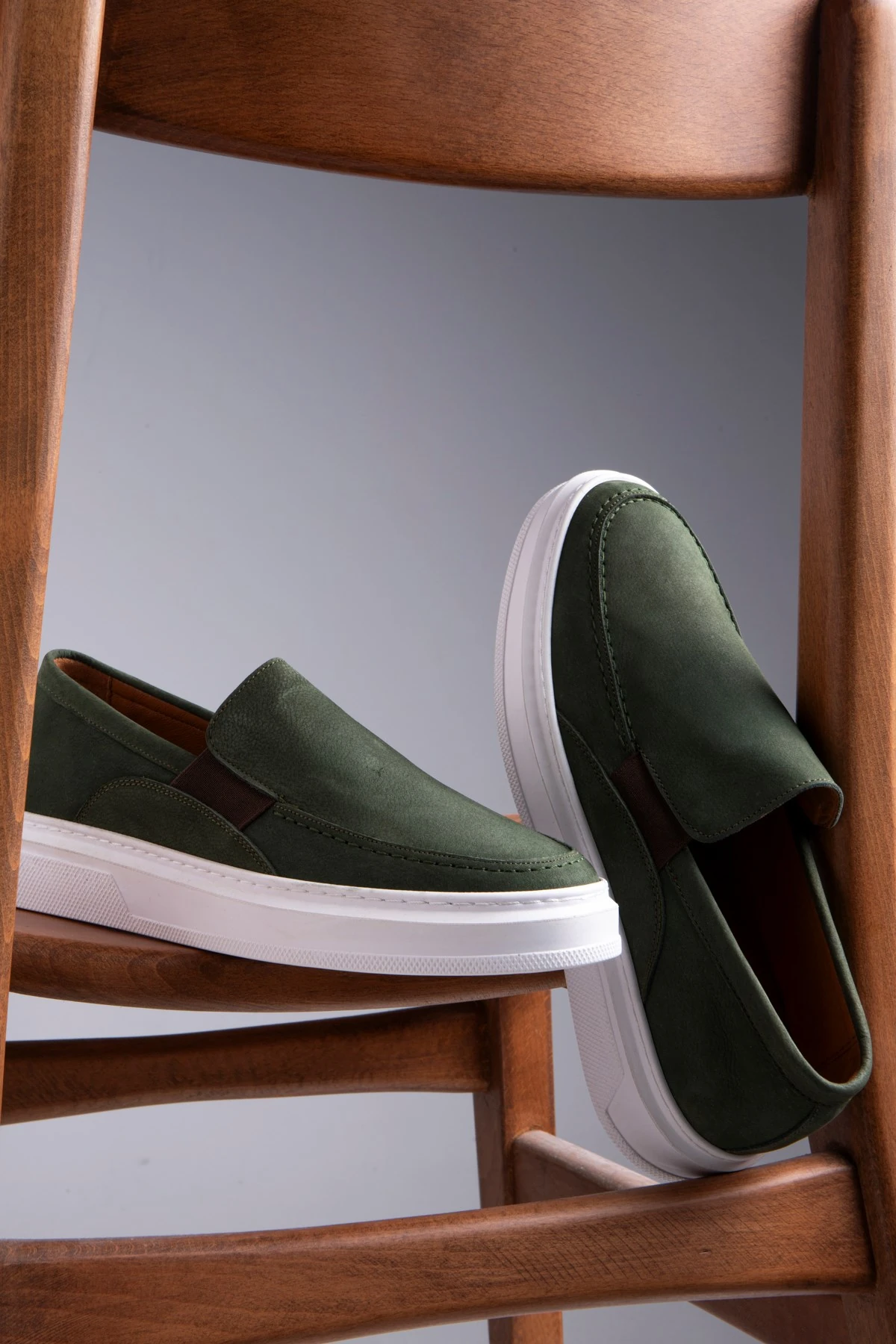 Ducavelli Menta Men's Genuine Leather Nubuck Sneaker, Loafer Sneaker, Genuine Leather Sneaker, Men's Snaker