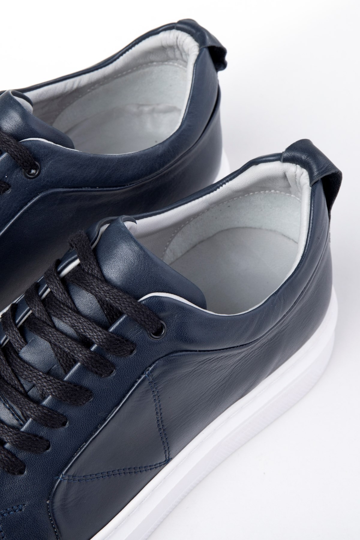 Ducavelli Correndo Men's Genuine Leather Sneakers, Lace-Up Sneakers, Genuine Leather Sneakers, Men's Sneakers