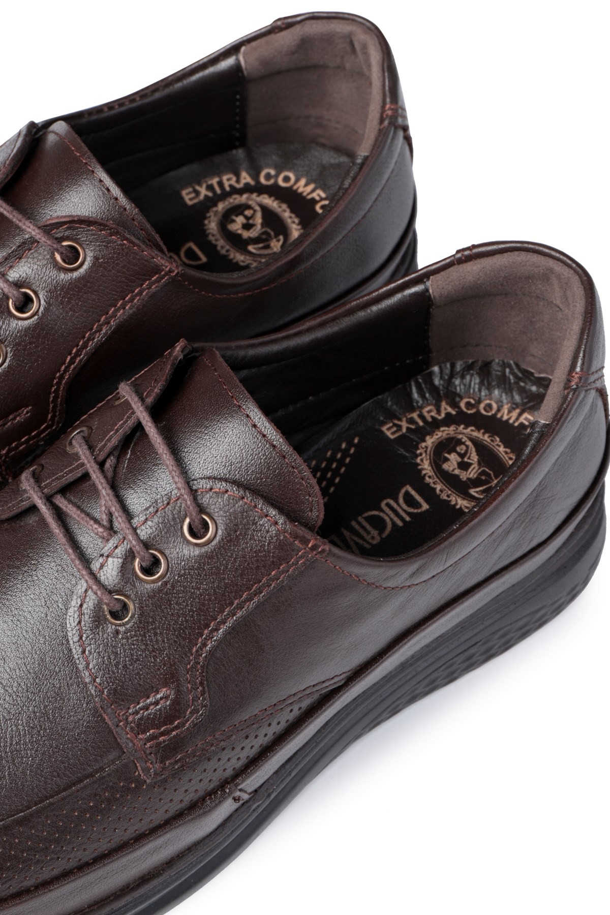 Poce Genuine Leather Comfort Orthopedic Men's Casual Shoes, Father Shoes, Orthopedic Shoes