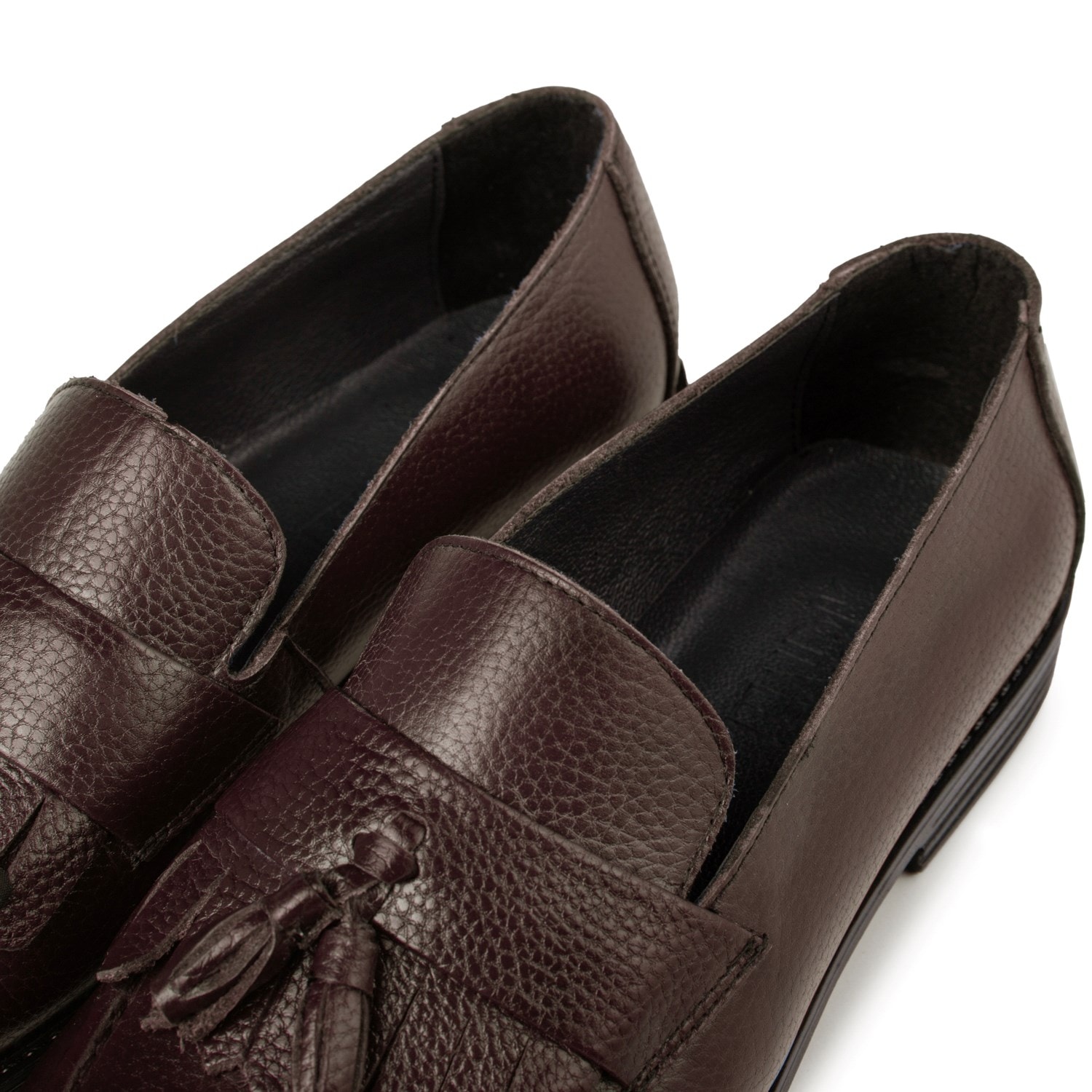 Ducavelli Tassel Genuine Leather Men's Classic Shoes, Loafer Classic Shoes, Moccasin Shoes