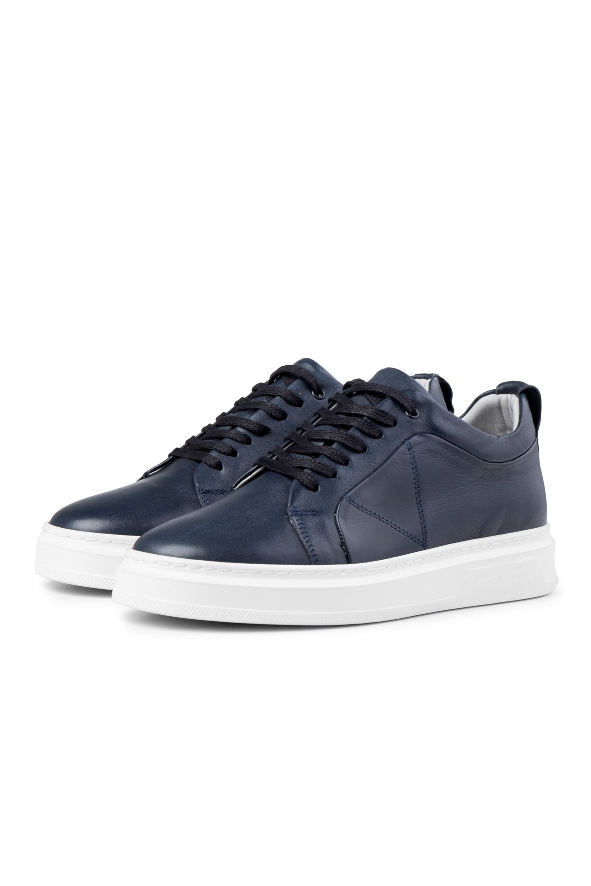 Ducavelli Correndo Men's Genuine Leather Sneakers, Lace-Up Sneakers, Genuine Leather Sneakers, Men's Sneakers